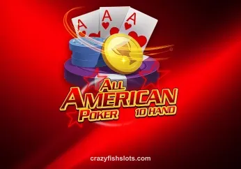 All American Poker 10 Hand Game Card Image
